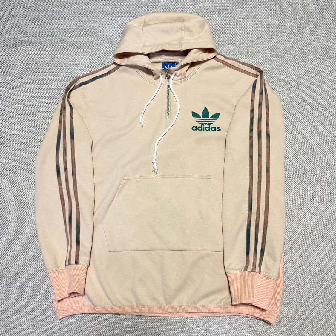 아디다스 오리지널 삼선 하프집업 후드티 상품이미지1