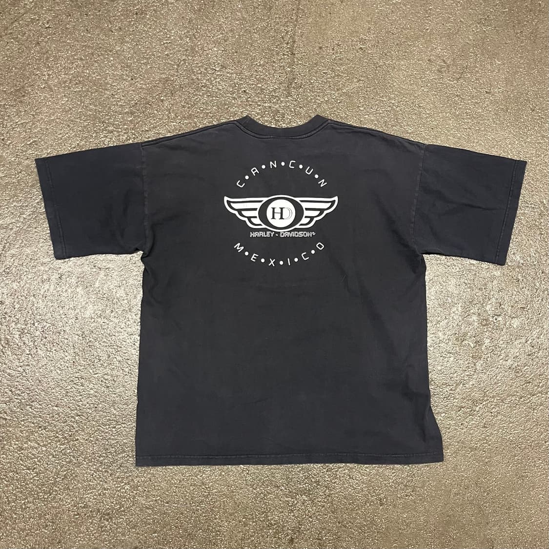 90s 할리데이비슨 바앤실드 티셔츠 (105) 상품이미지3
