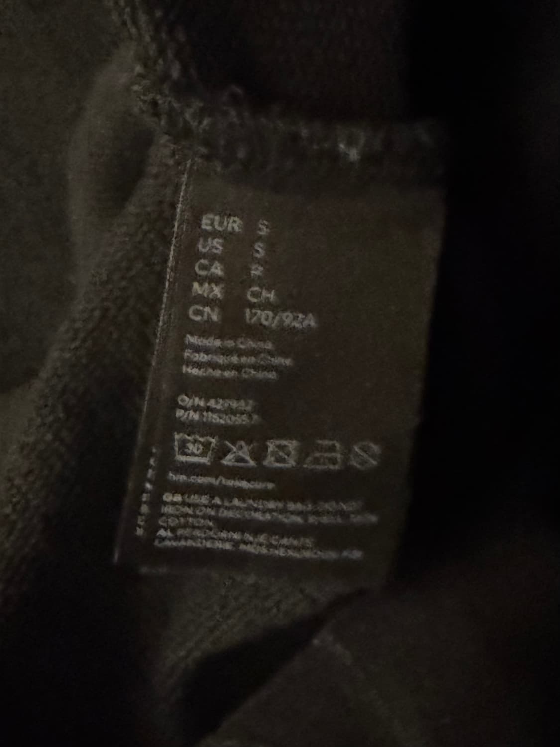 뮈글러 h&m 스타 모티프 후드 상품이미지4