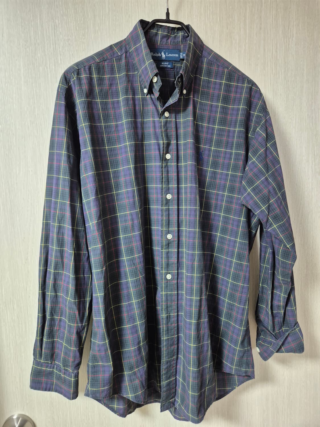 (정품) 폴로 랄프로렌 체크 셔츠 남방  M 상품이미지1