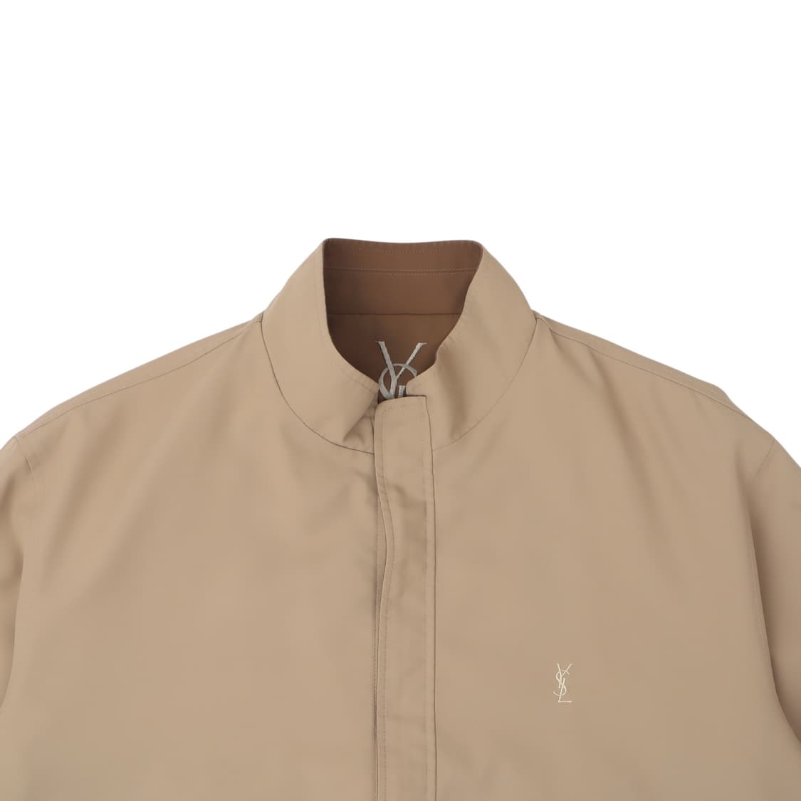 입생로랑 뿌르 옴므 ysl 로고 폴리쉘 블루종 자켓 상품이미지2