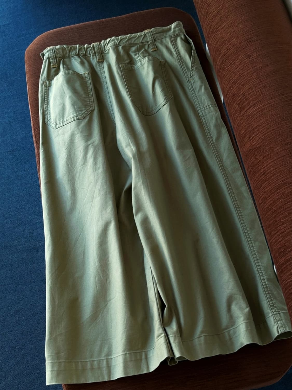 Banded 3/4 fake wrap detail gaucho pants 상품이미지5