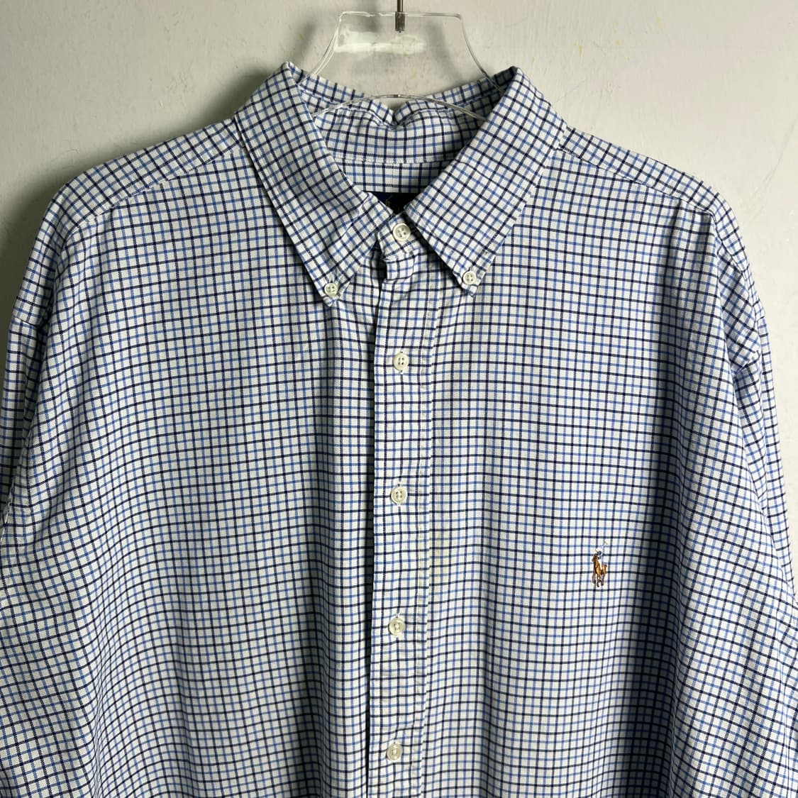폴로 랄프로렌 버튼 다운 체크 셔츠 XL 상품이미지4