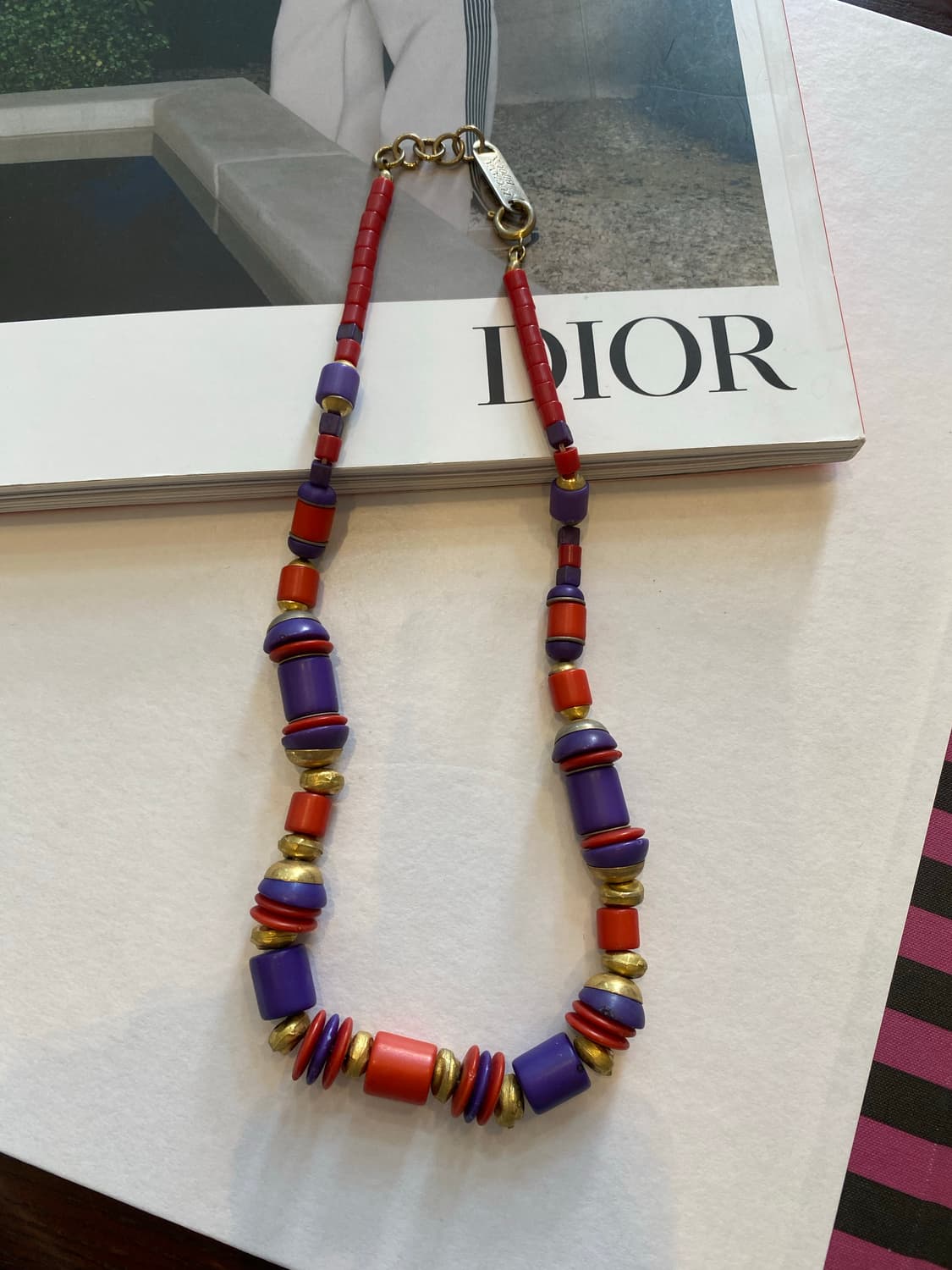 Luciana Bijoux 빈티지 목걸이 루치아니비쥬 비즈 목걸이  상품이미지6