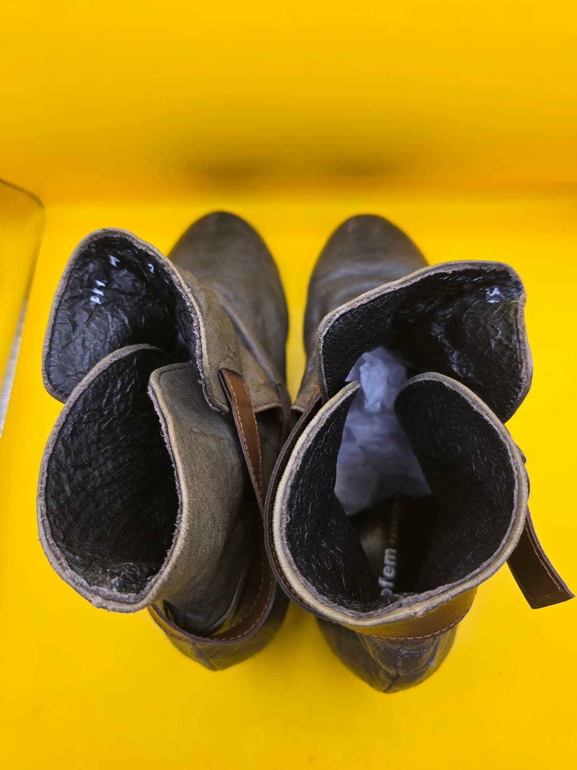 오브엠 리얼가죽 앵클부츠255 상품이미지3