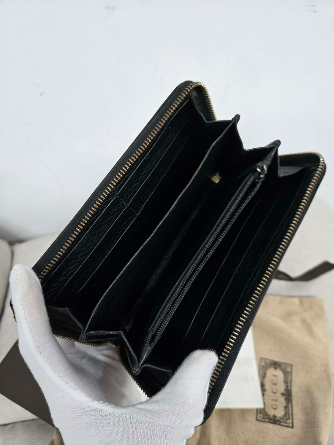 [보증서 정품] 구찌 소호 장지갑 상품이미지3