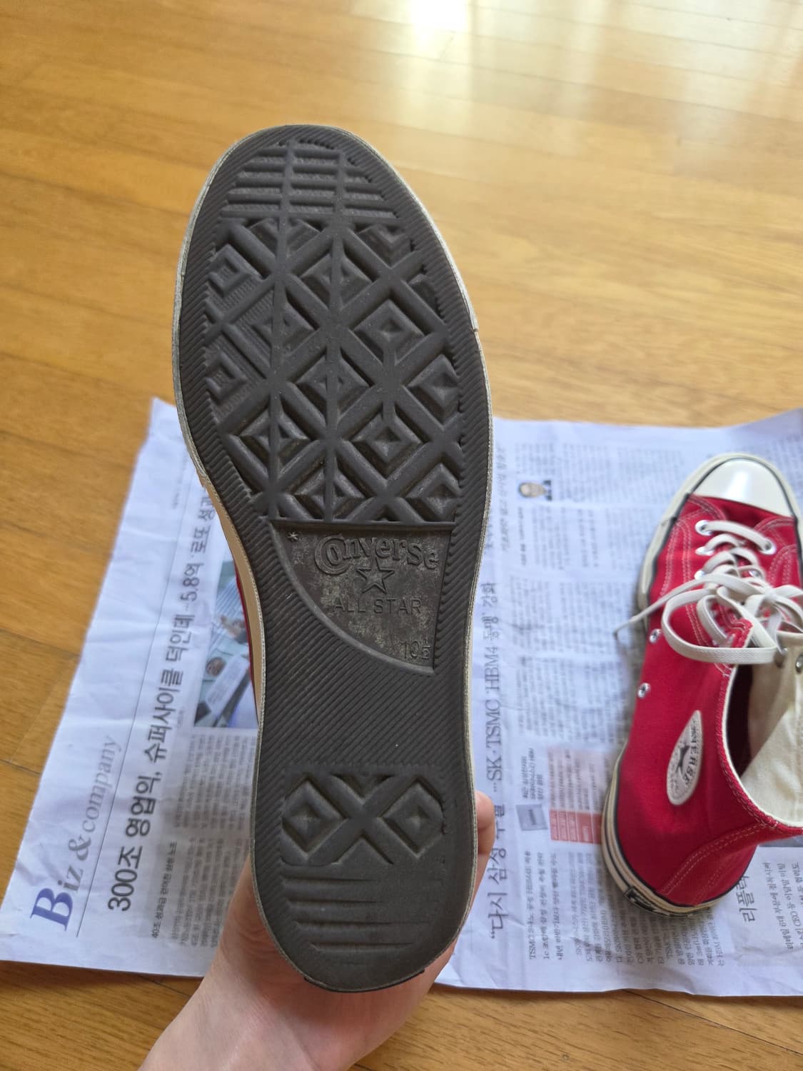 컨버스 척70 하이 에나멜레드 290 / 164944C 상품이미지9