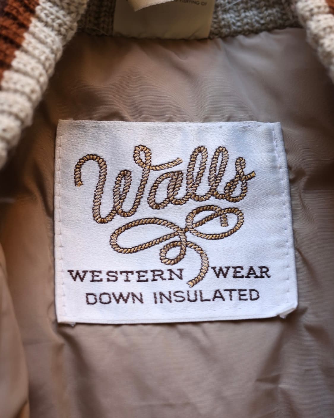 Walls(월즈) 7~80s 웨스턴 다운 자켓 상품이미지3