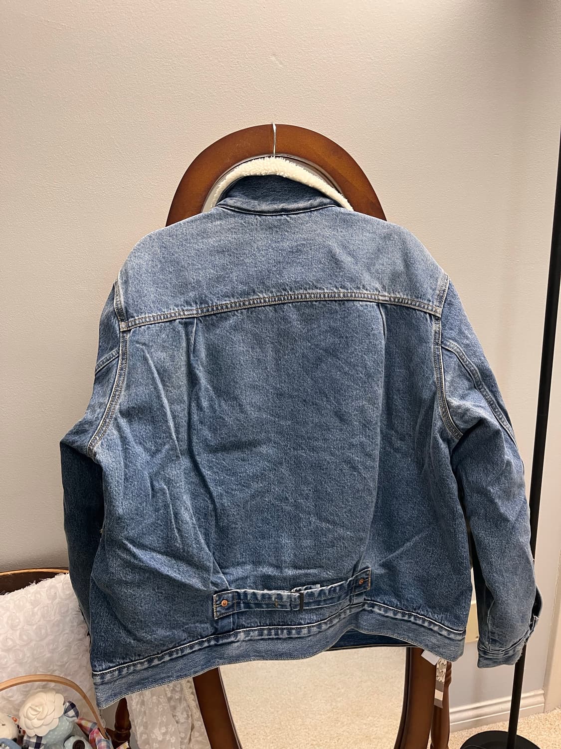 [미국새상품] 리바이스 타입1 쉐르파 트러커 데님 자켓 L(유니크 안감) 상품이미지7