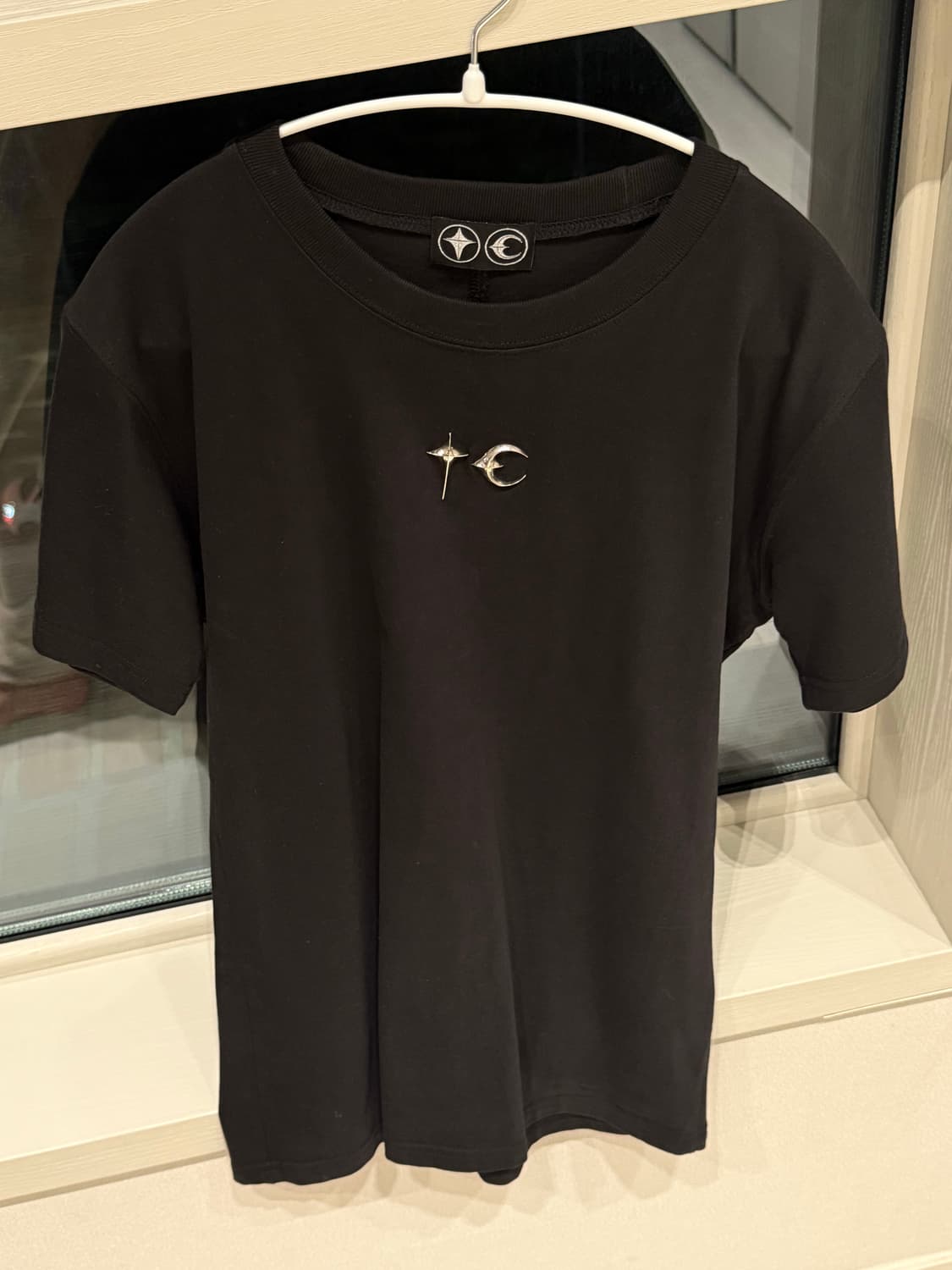 [3] 떠그 클럽 백 티셔츠 슬림 블랙 상품이미지1