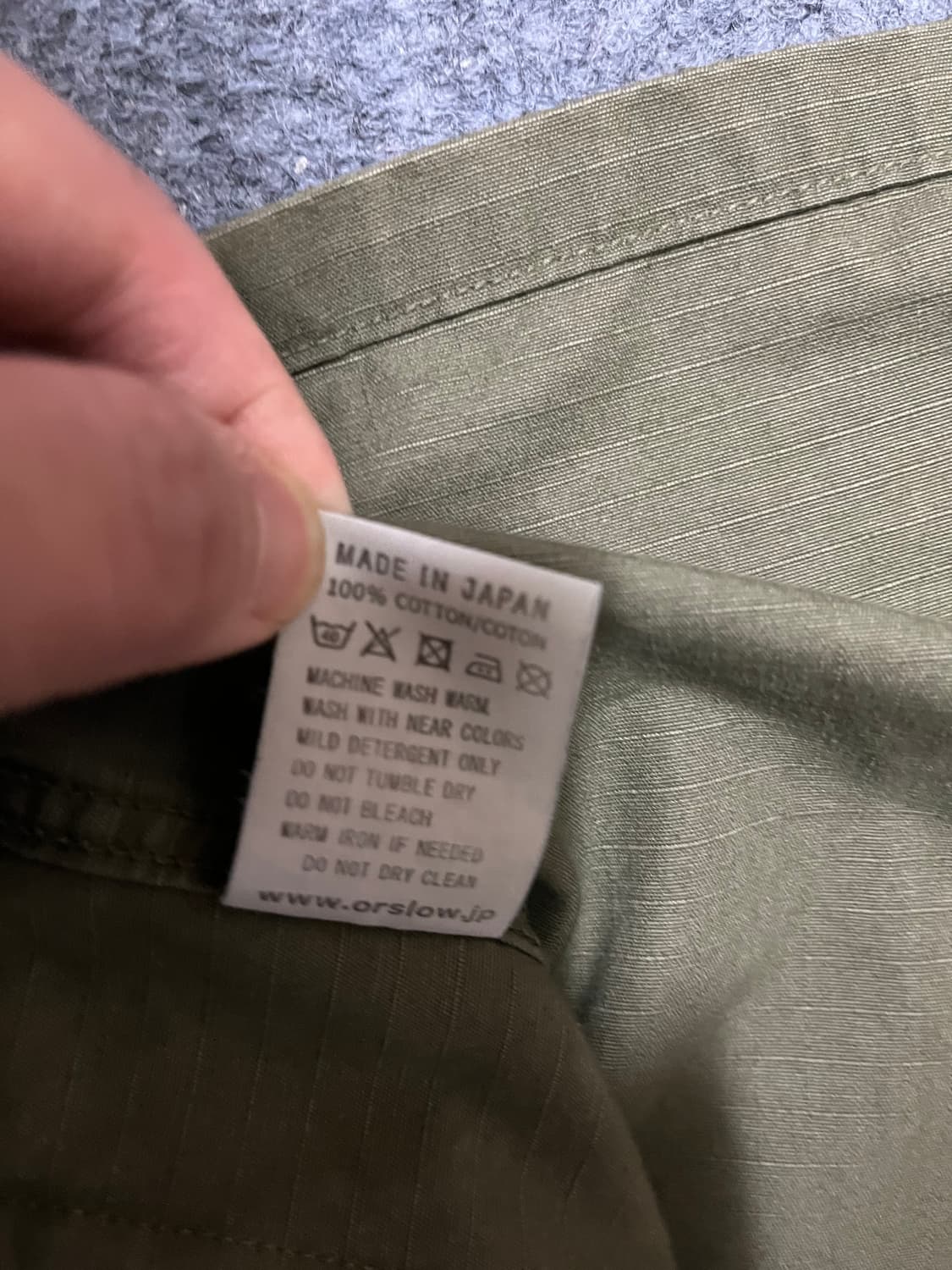  오어슬로우 퍼티그 자켓 립스탑 상품이미지6