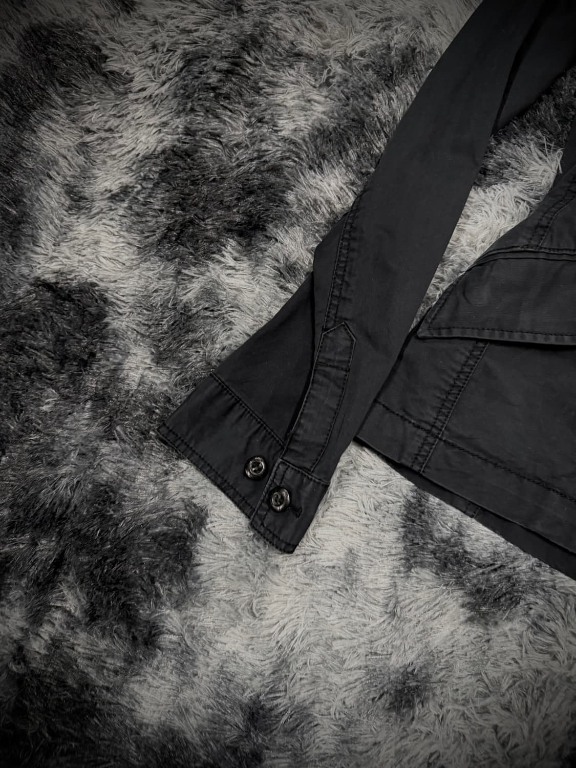 Moussy 지퍼 디테일 보노넥 자켓 상품이미지3