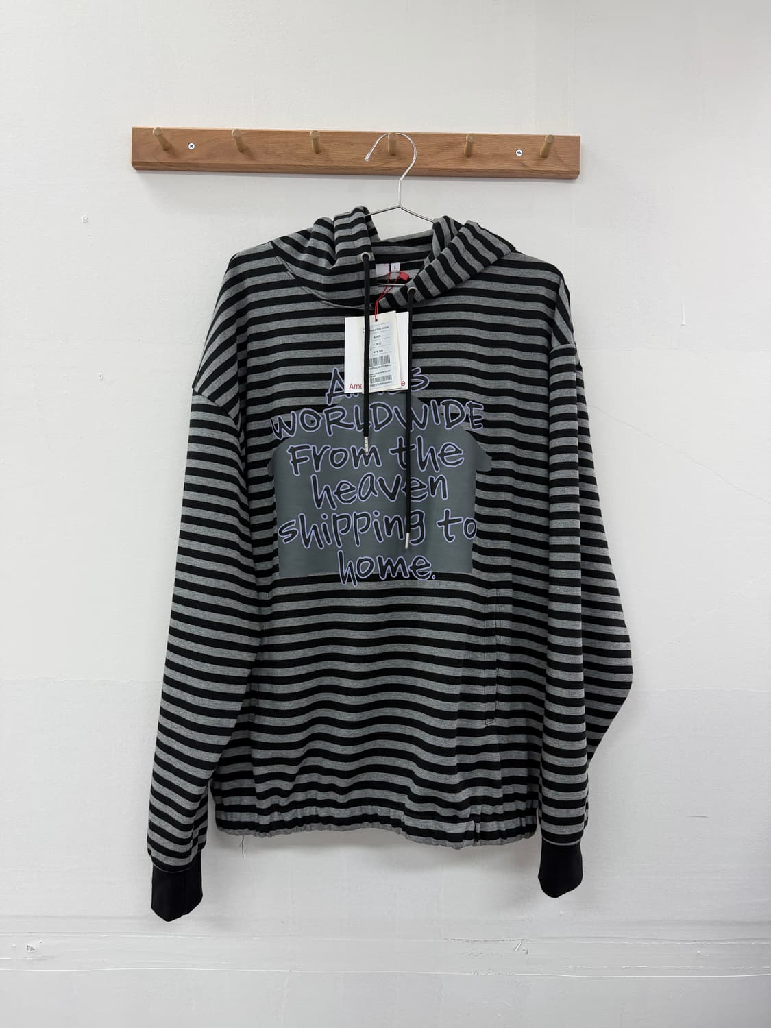Ames 스트라이프 후드티셔츠 상품이미지1