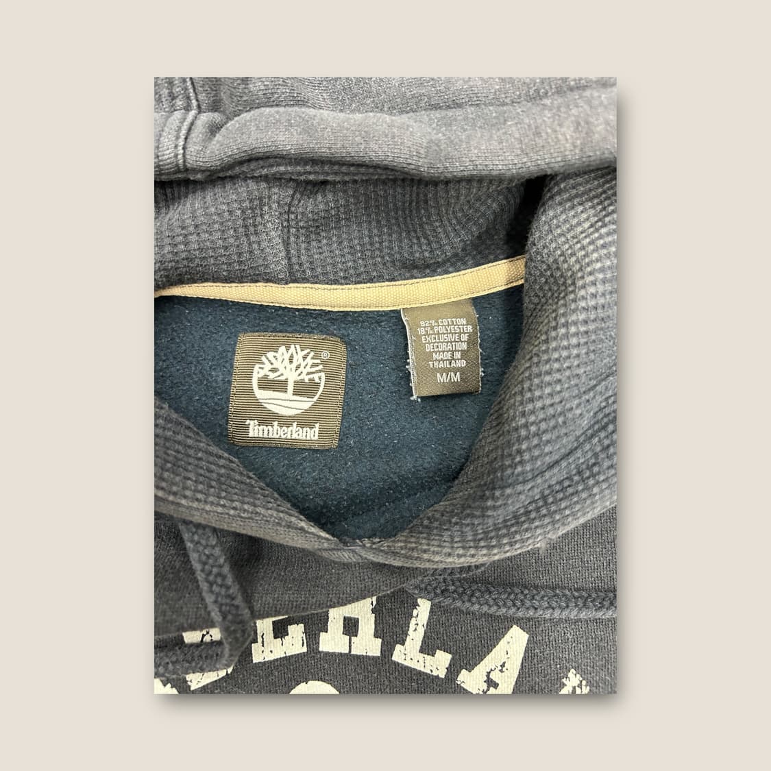 L003 팀버랜드 빈티지 1973 애슬레틱 로고 후드티 size L-XL 상품이미지2