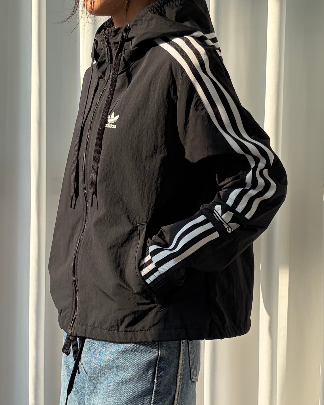 [M]아디다스 파이어버드 크롭 바람막이 상품이미지1