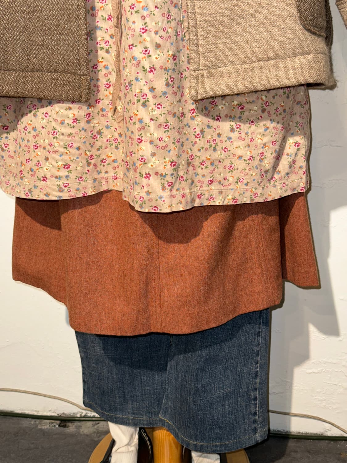 오렌지 스티치 데님 팬츠 상품이미지2