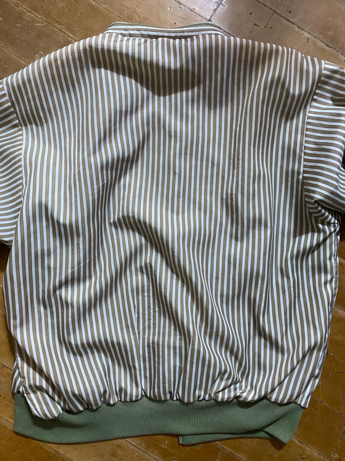 라코스테 스트라이프 바람막이 후드 자켓 L (105) 상품이미지6