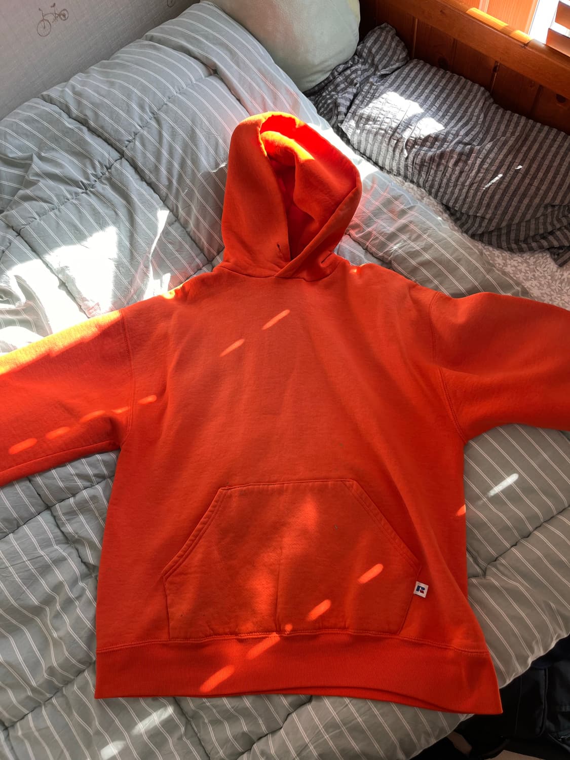 90s russell athletic hoodie 러셀 후드집업 L 상품이미지2