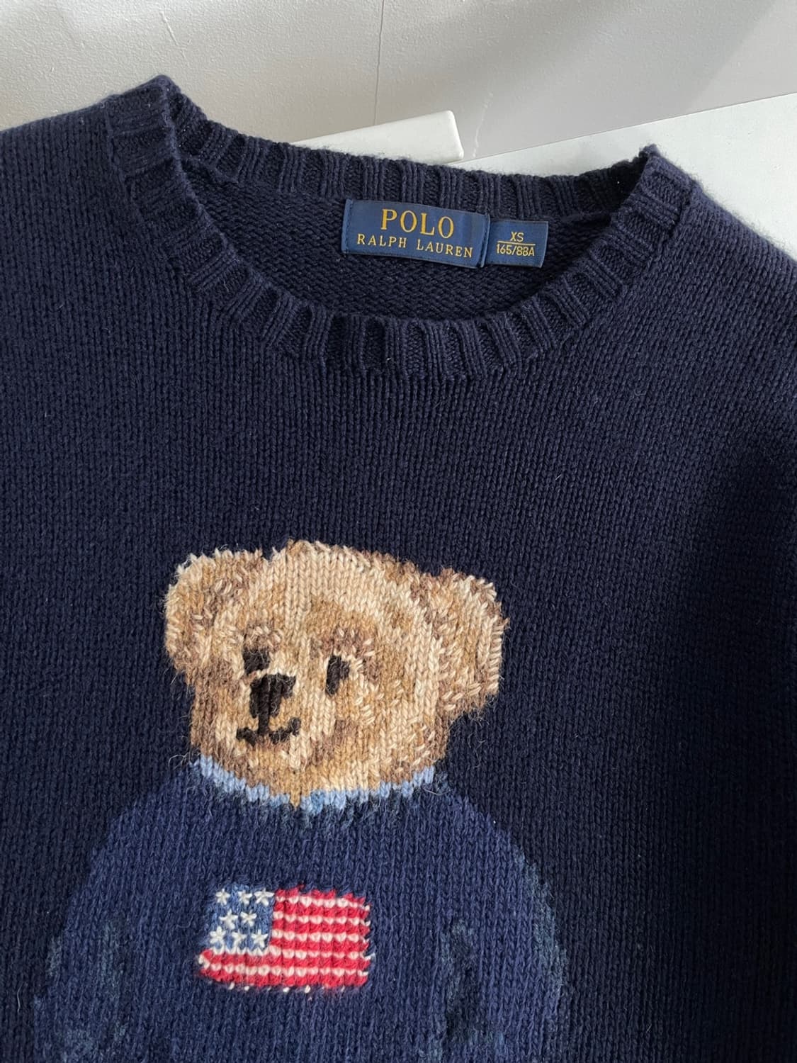 폴로 랄프로렌 성조기 베어 니트  상품이미지2
