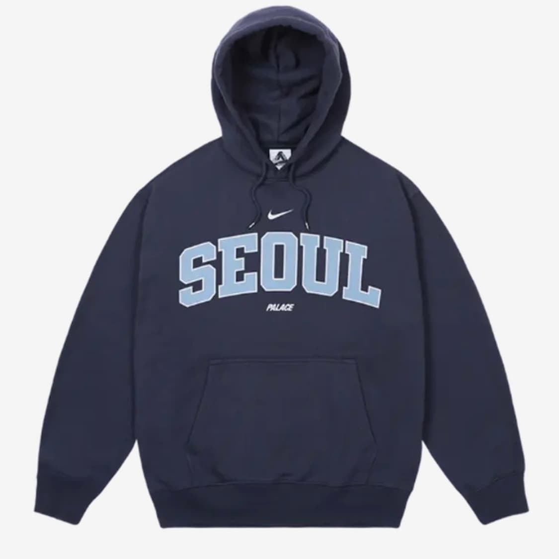 [L] 팔라스 나이키 압구정 샵 후드 익클 네이비 상품이미지1