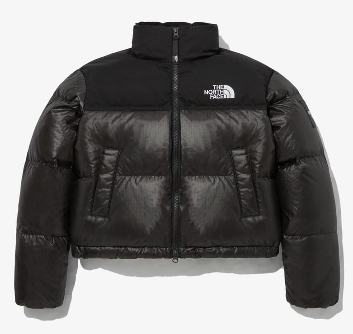 노스페이스 여성 노벨티 눕시 화이트라벨 숏패딩 전소미 크롭 다운 자켓 상품이미지1