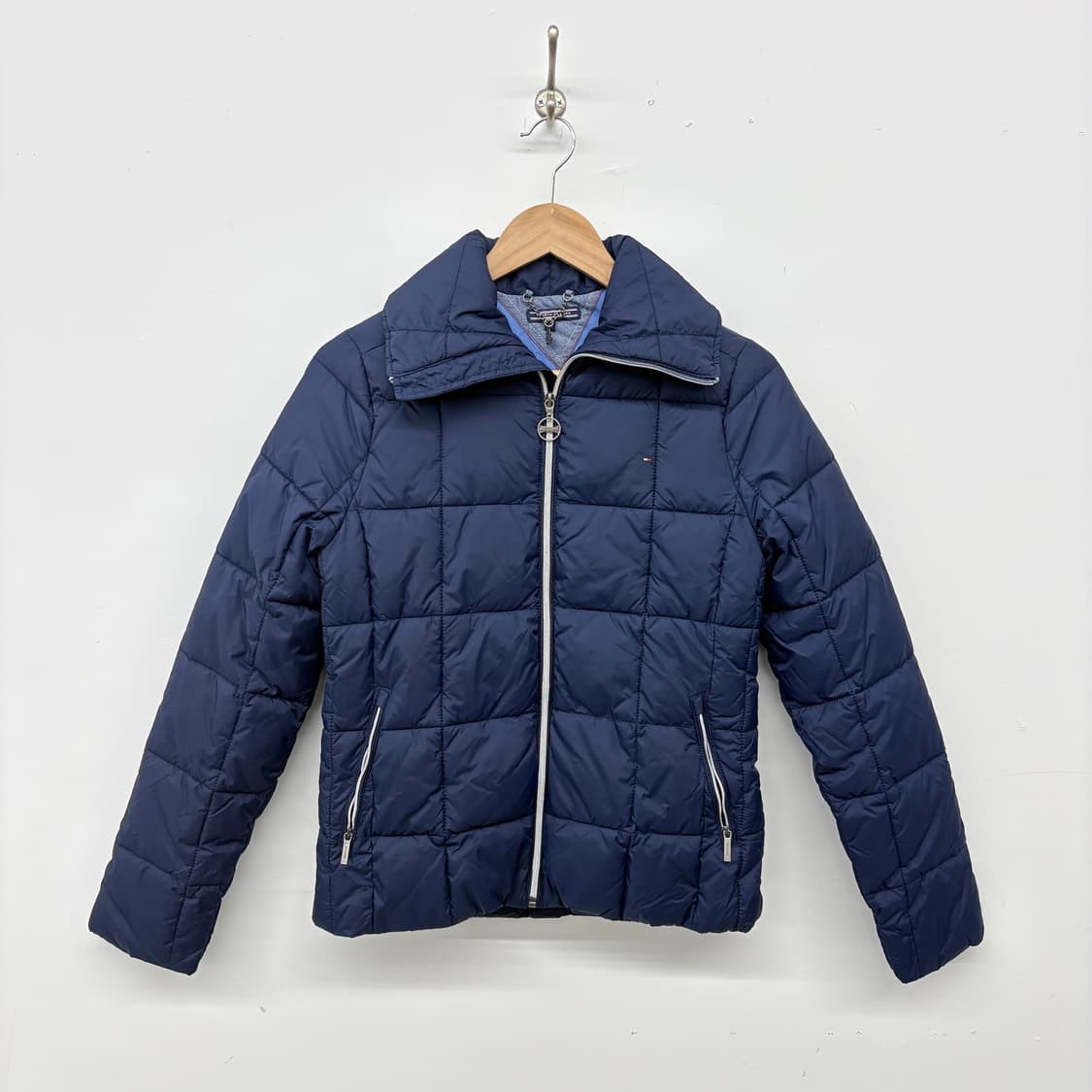 타미힐피거 네이비 퀼팅 패딩 여s 상품이미지1