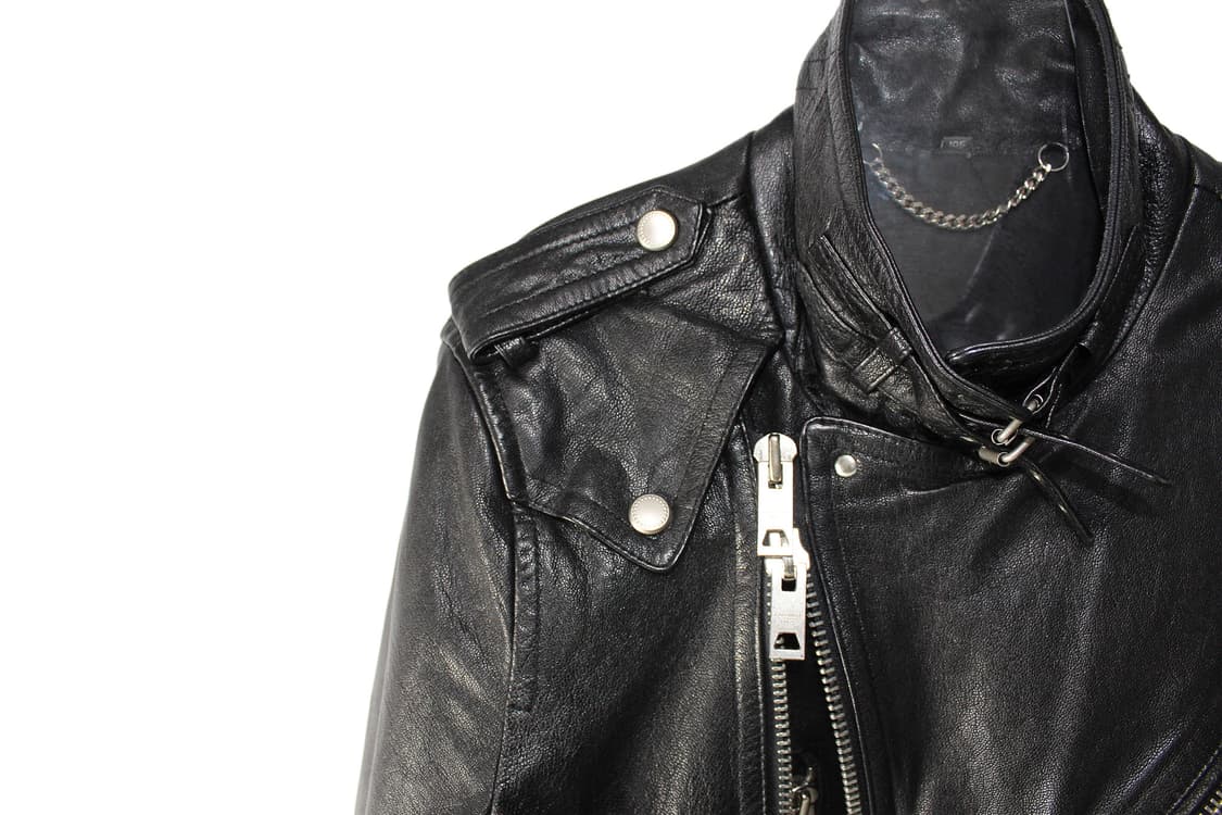 2000s JAPAN 2WAY 램스킨 레더 자켓 상품이미지5