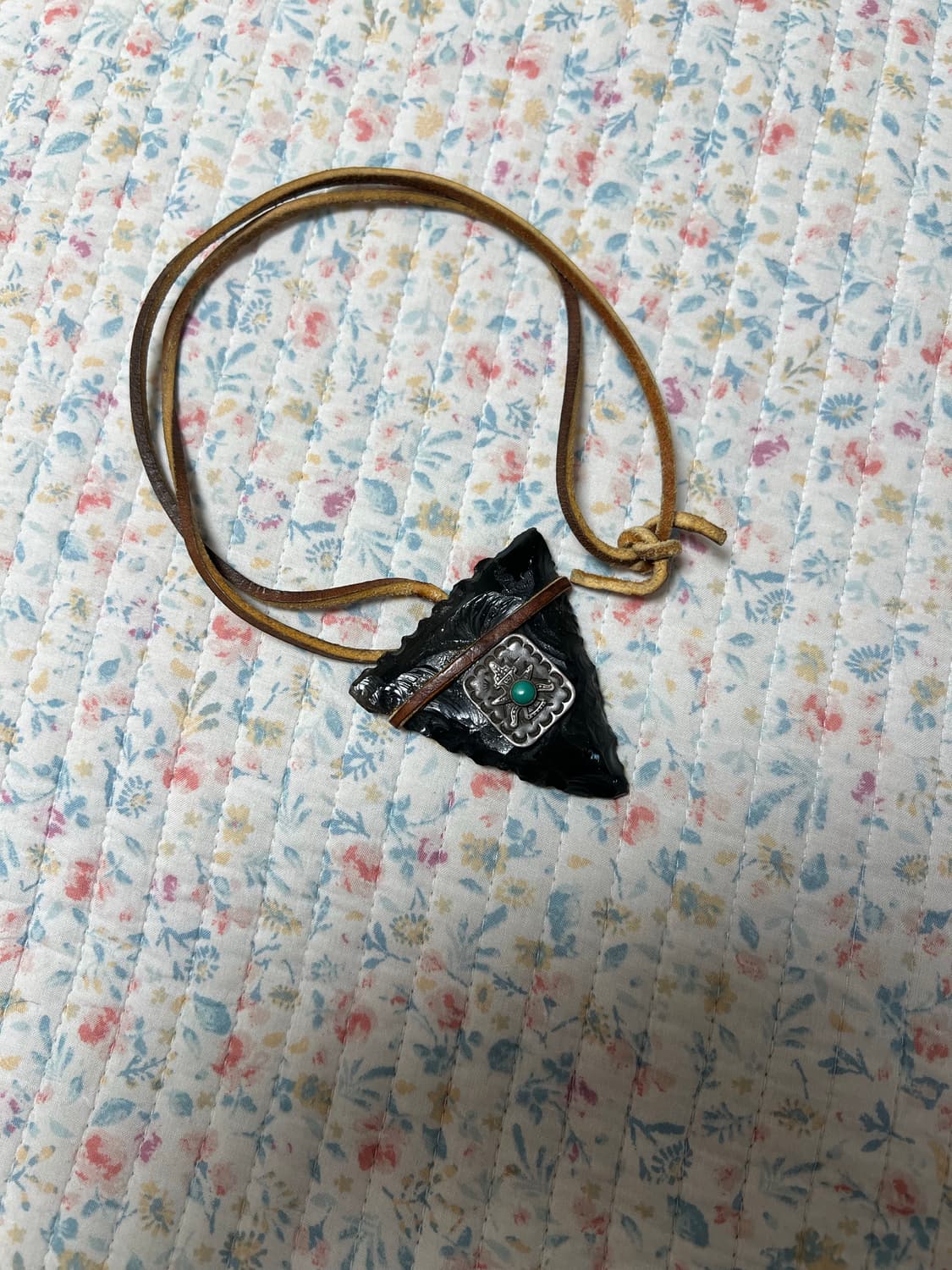 1900s 프레드하비 나바호 네이티브아메리칸 애로우헤드 터키석 목걸이 상품이미지2