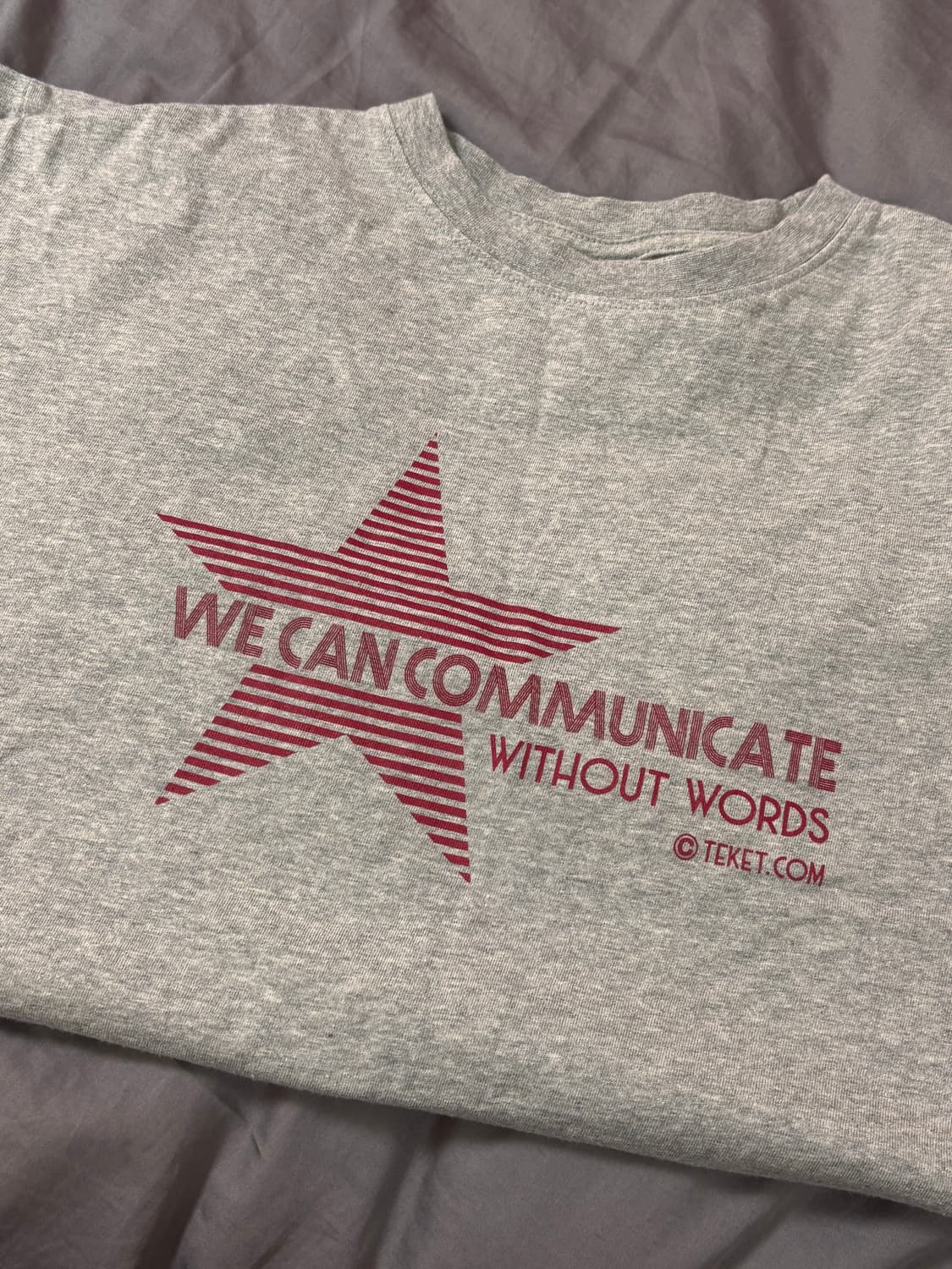 테켓 별 반팔 그레이  상품이미지2