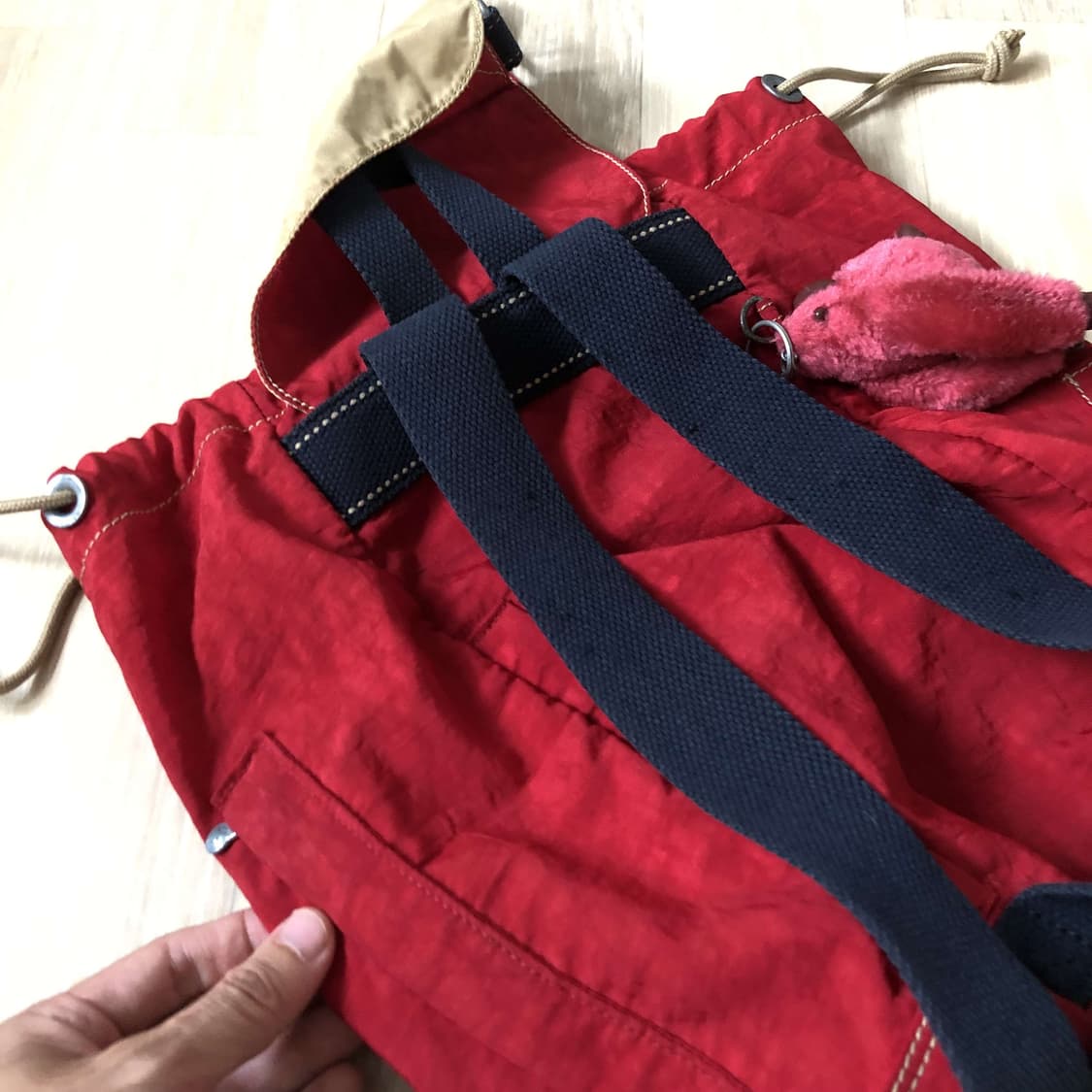 (ONE SIZE) 키플링 KIPLING 복조리 백팩 레드 키플링팩 가방 상품이미지8