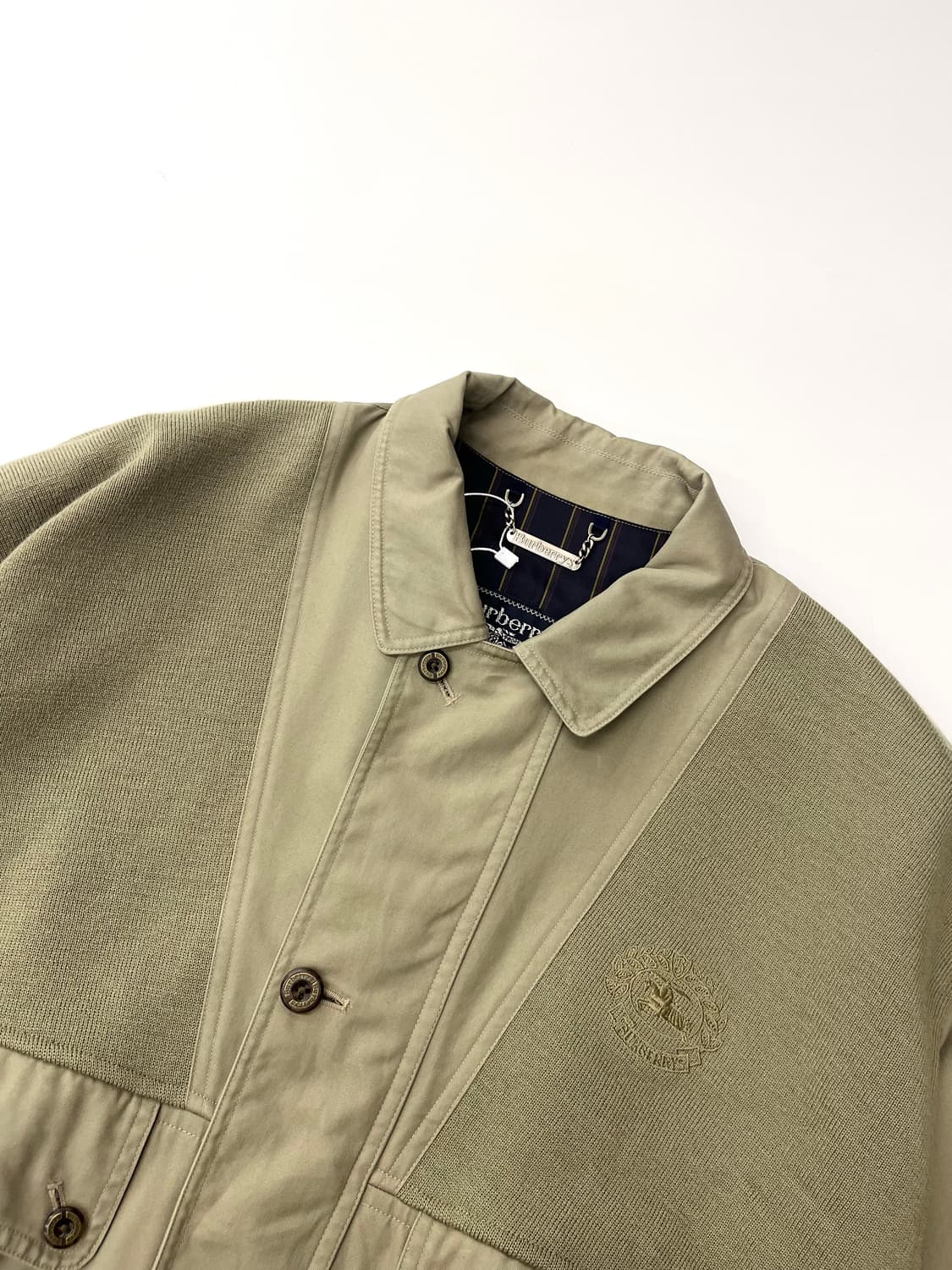 Burberry 버버리 카키 봄버 자켓 상품이미지5
