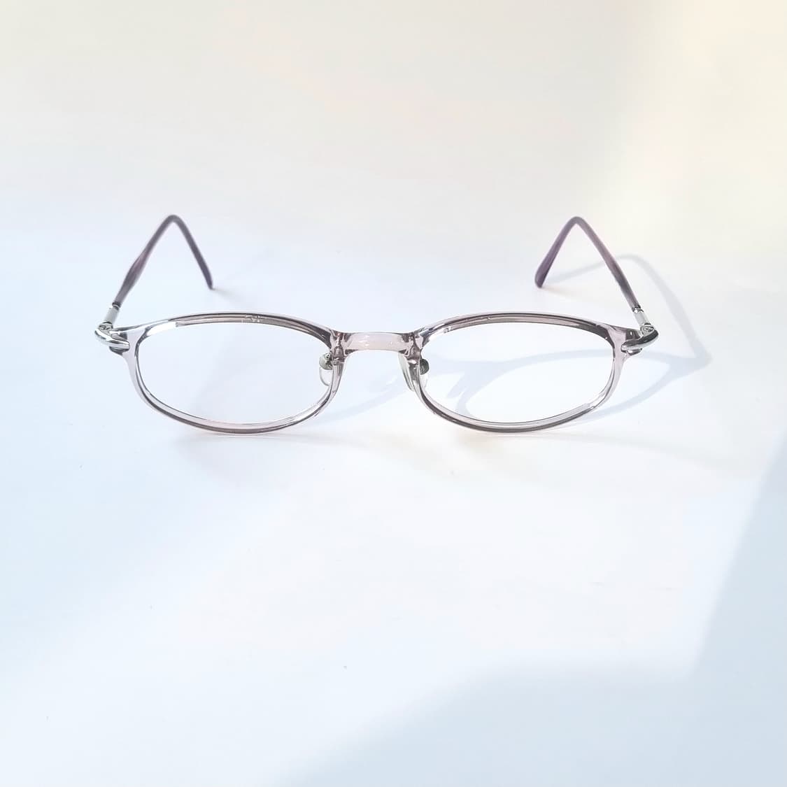 데드스탁 클리어 라벤더 오벌형 안경테 436 상품이미지3