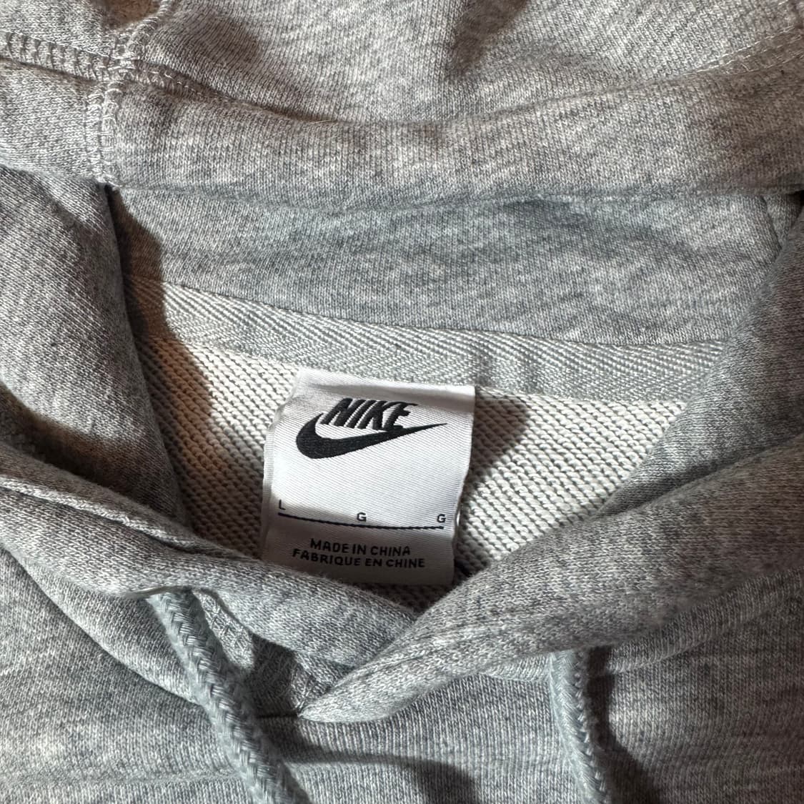 Nike 그레이 레터링 후디 상품이미지3