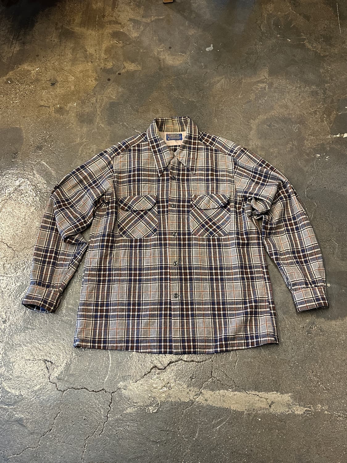 90s 펜들턴 울 셔츠 L 상품이미지1