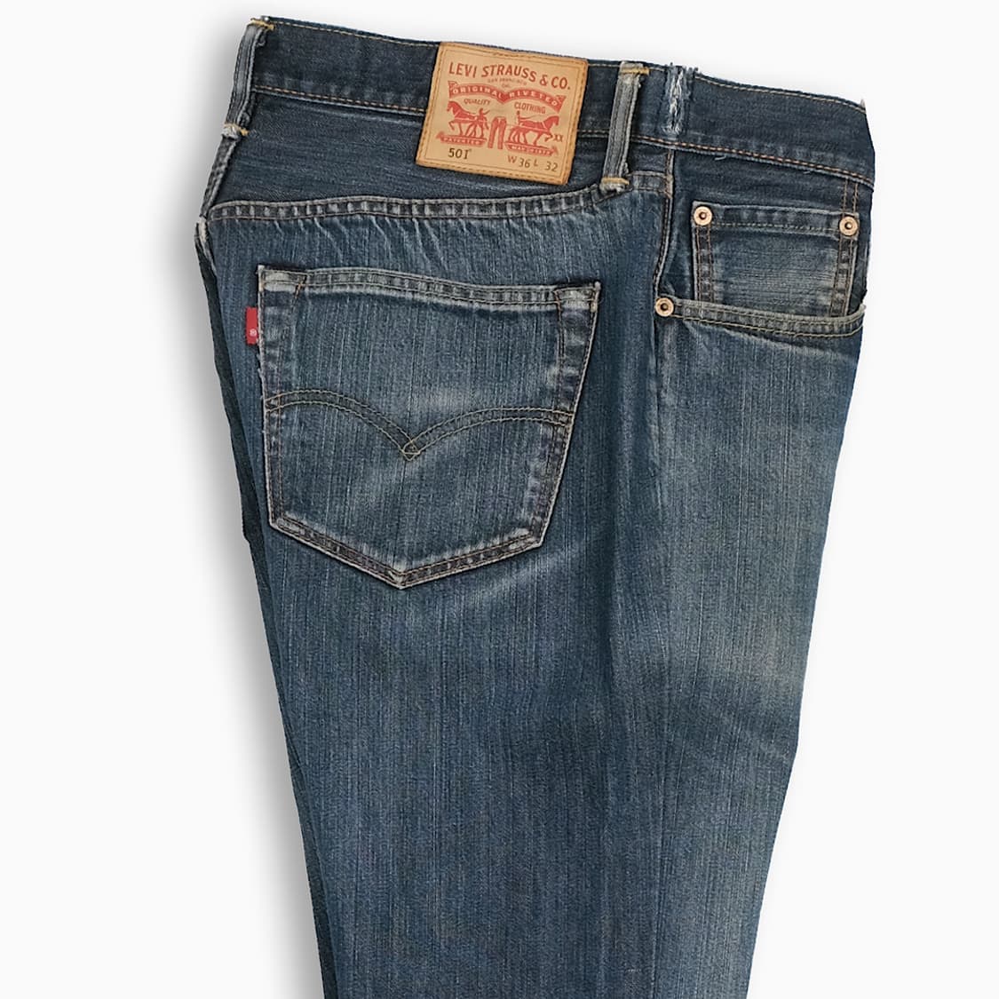 빈티지 리바이스 501 진청 34 인치 LV50136534 상품이미지5