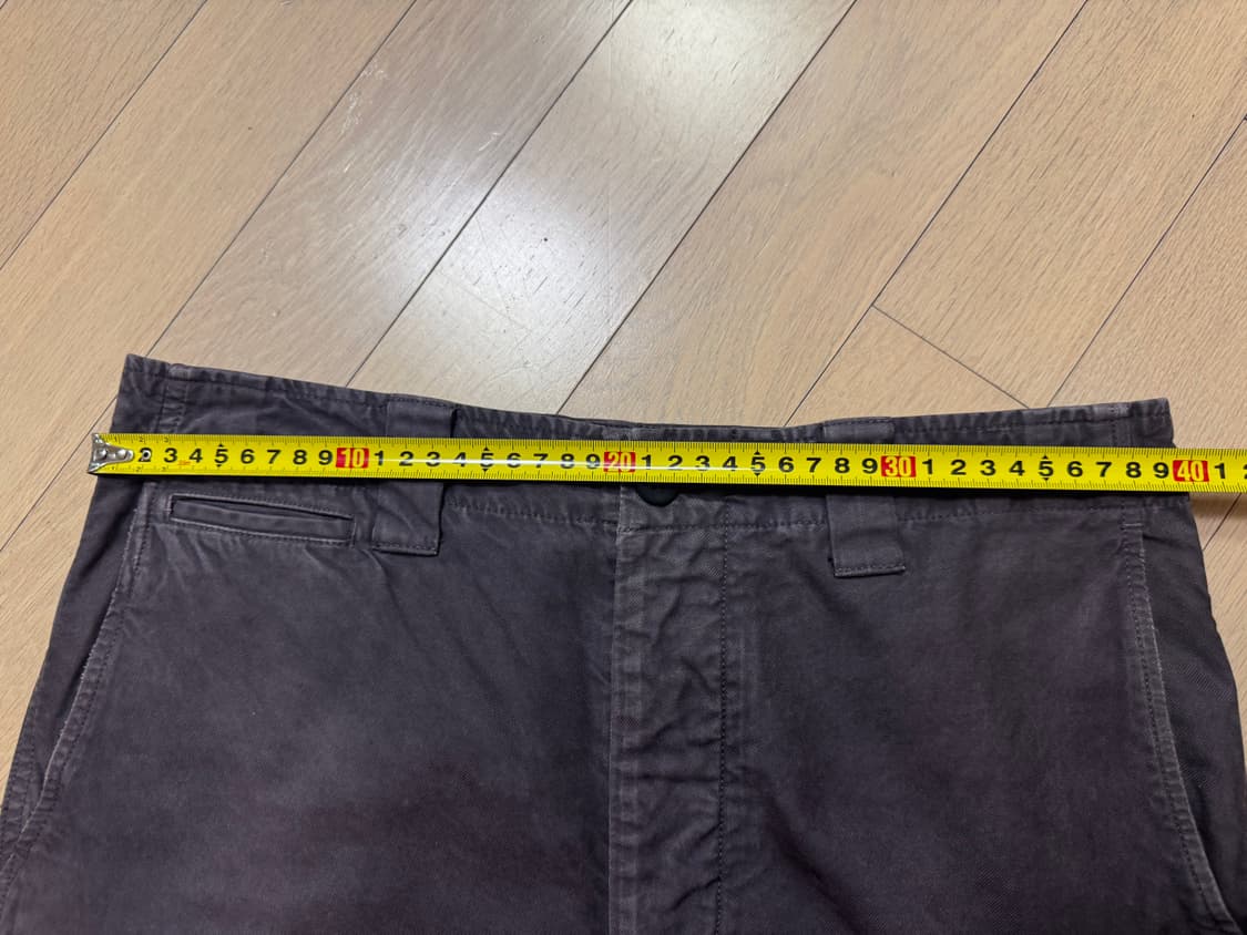 [1] 비즈빔 visvim 24AW 와이드 치노 팬츠 크래쉬 블랙 상품이미지7