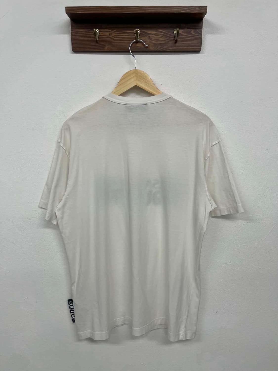 [XL] 베르사체 로고 화이트 반팔 티셔츠 상품이미지2