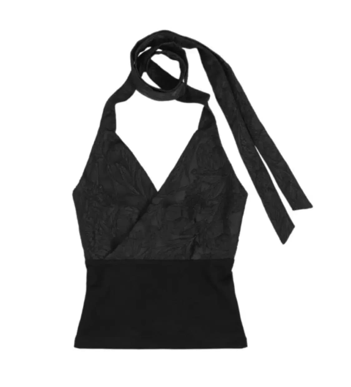 달링유어배드 플라워 홀터 탑 상품이미지1