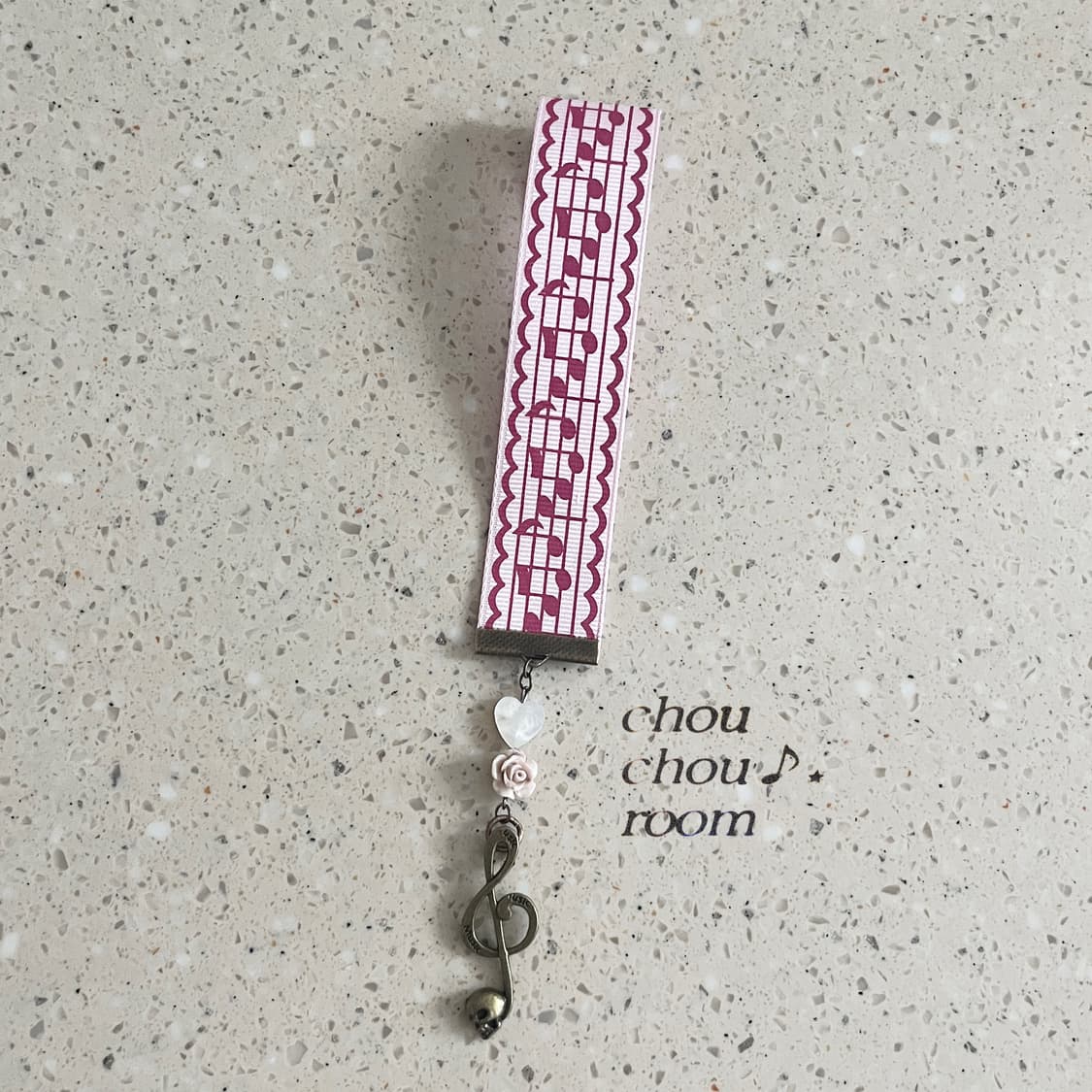 리본 펜던트 책갈피 ⊰romantic melody⊱ bookmark 상품이미지3