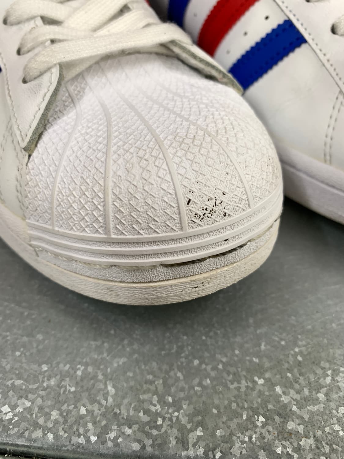 아디다스 슈퍼스타 블루 팀 컬리지 레드 270  상품이미지4