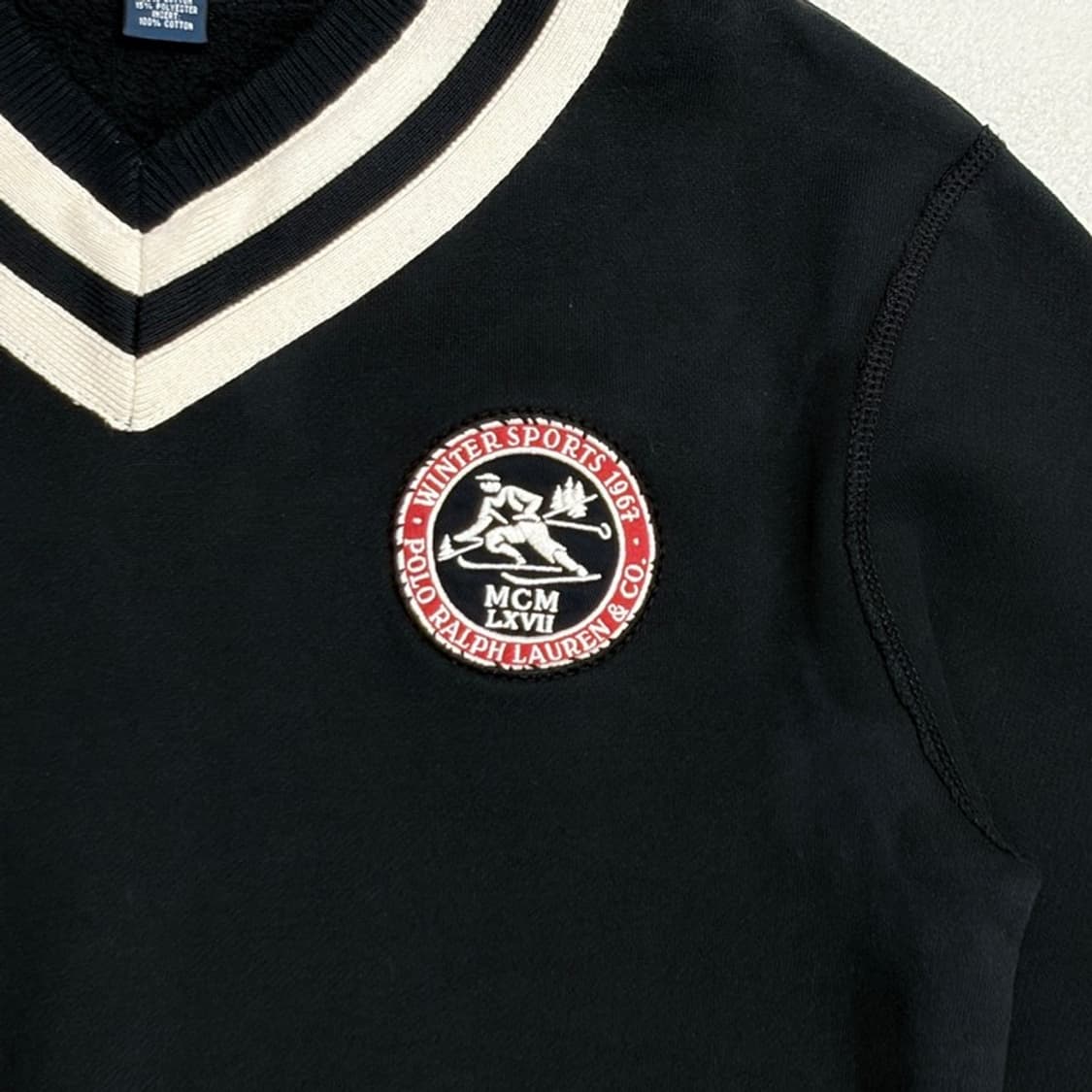 POLO 00's 스키 엠브로이드 크리켓 맨투맨 M 상품이미지3
