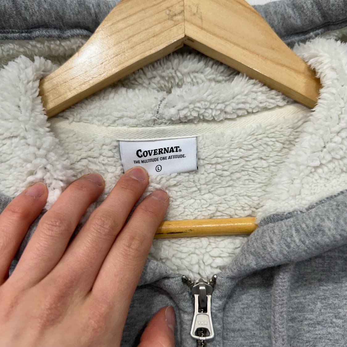 커버낫 보아 후드집업 상품이미지3