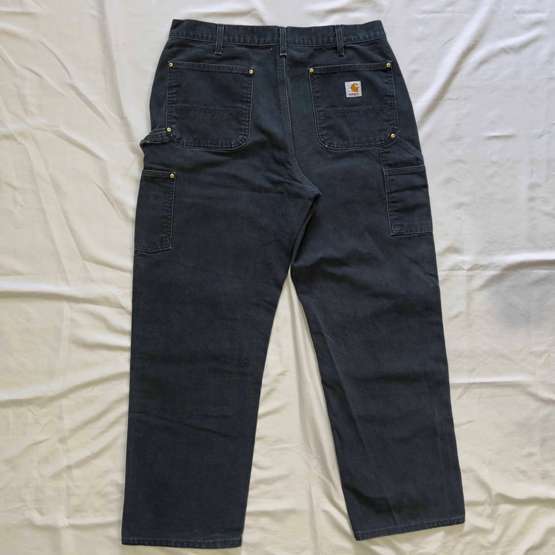 00s 칼하트 더블니 워크팬츠 B01 BLK 36X30 상품이미지7