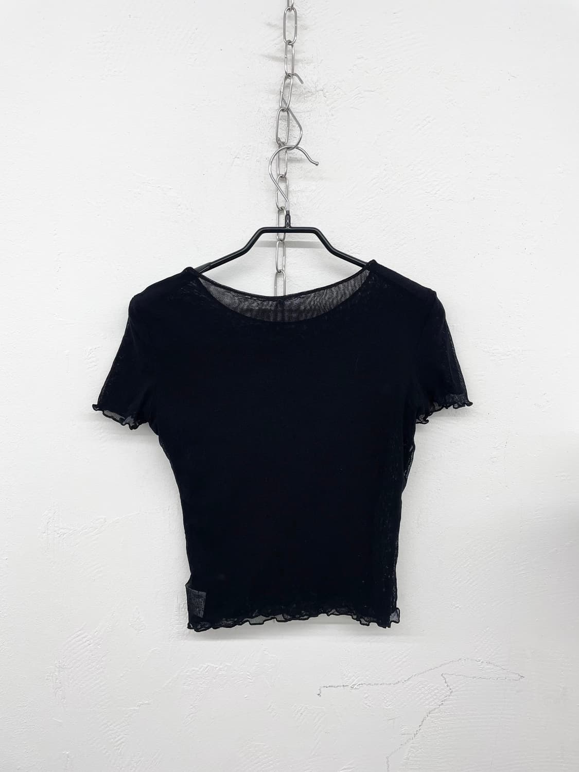 블랙 고딕 메쉬 탑 상품이미지6