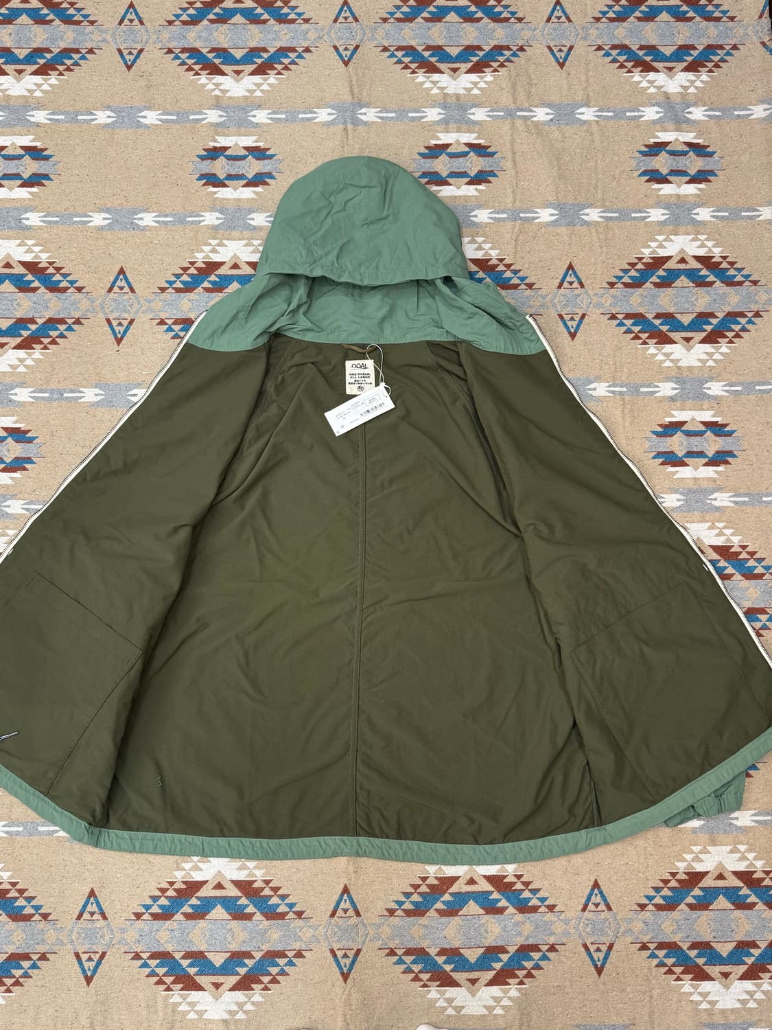 [XL] 나나미카 리버시블 후드 자켓 페이드 그린  상품이미지4