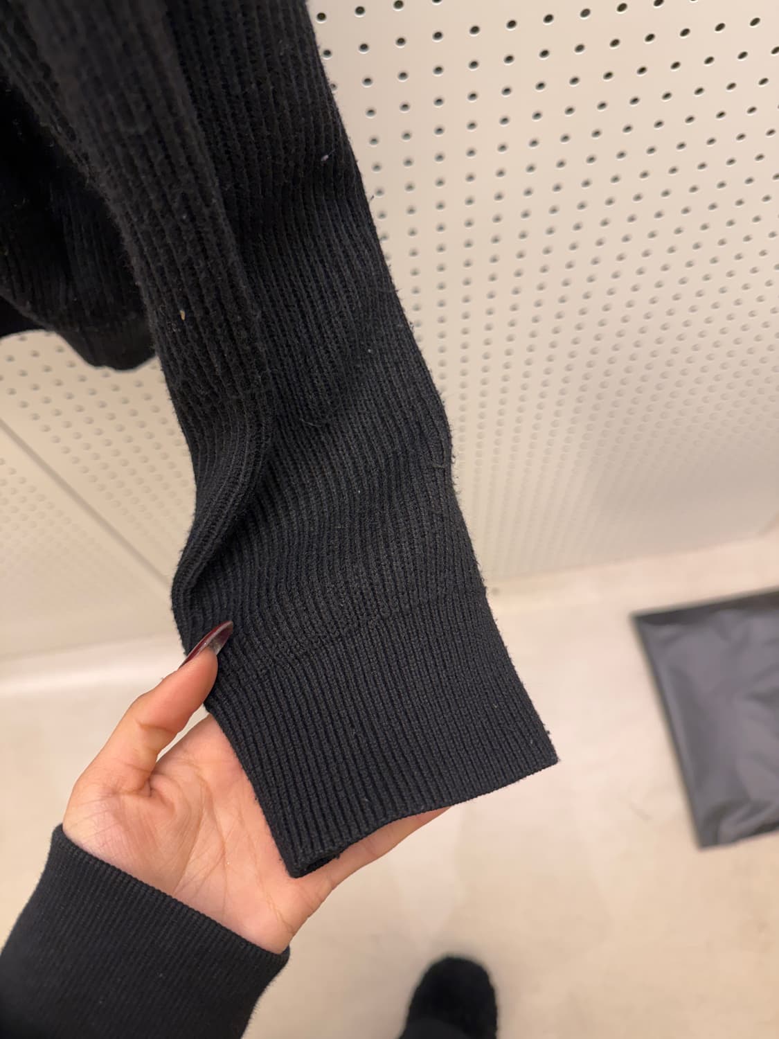 타미진스 플래그 로고 집업 니트 U1295 상품이미지4