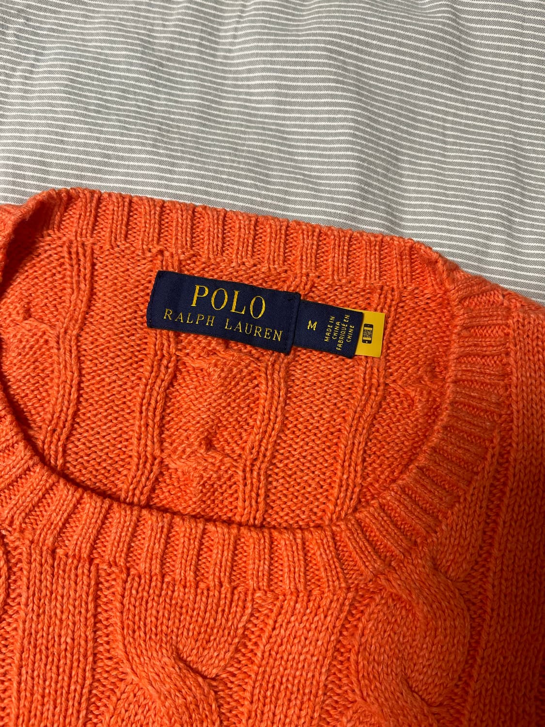 폴로 케이블니트 m 상품이미지2