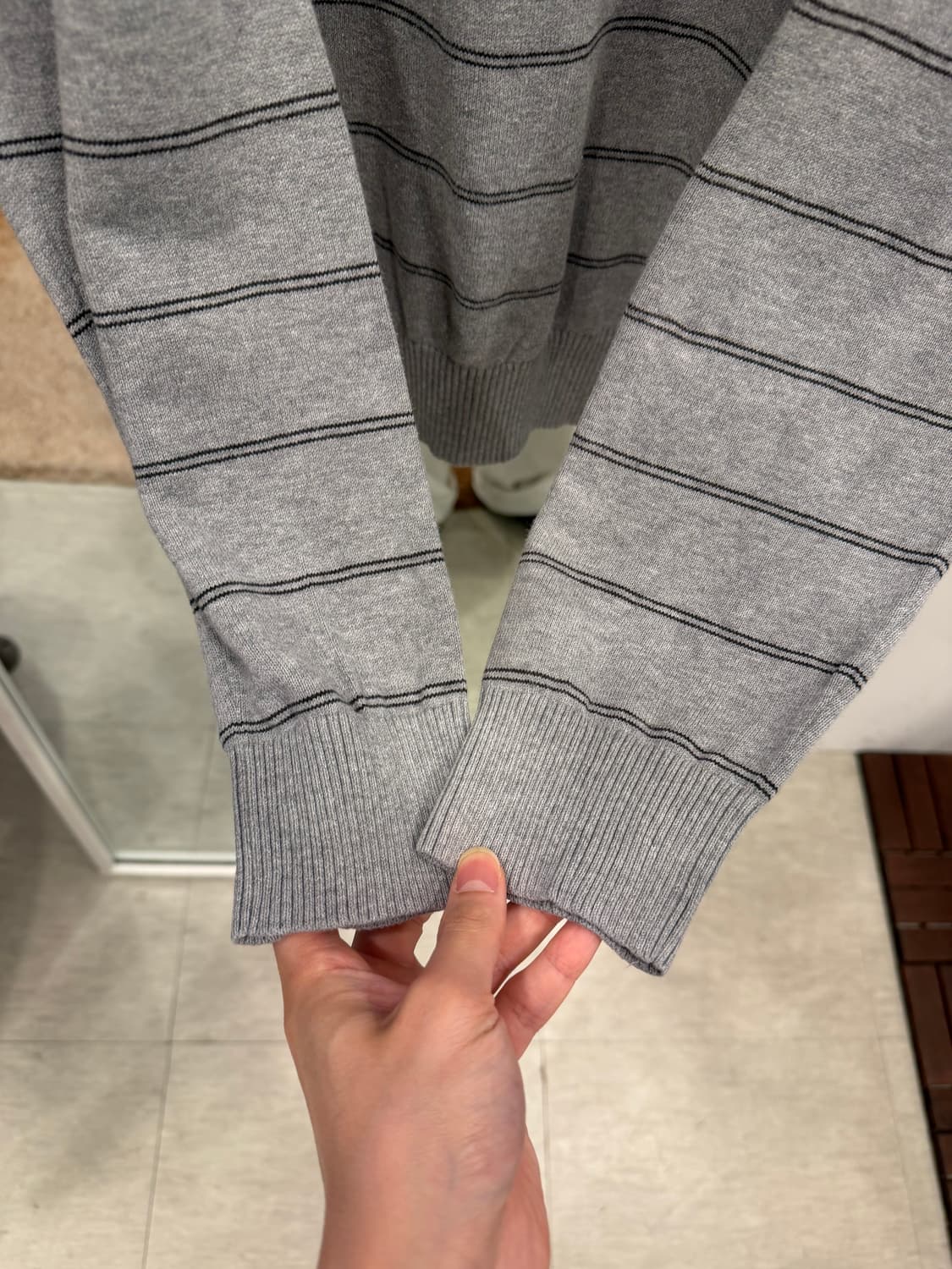 Nautica 노티카 스트라이프 브이넥 니트 상품이미지4