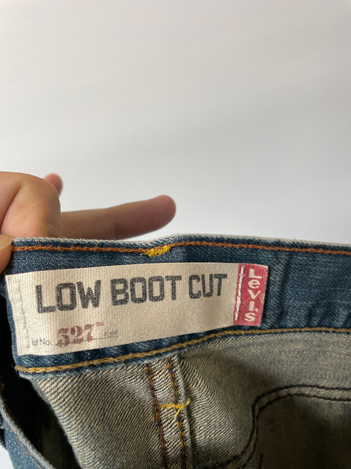 (29) Levis 리바이스527 빈티지 워싱 부츠컷 데님팬츠 상품이미지6
