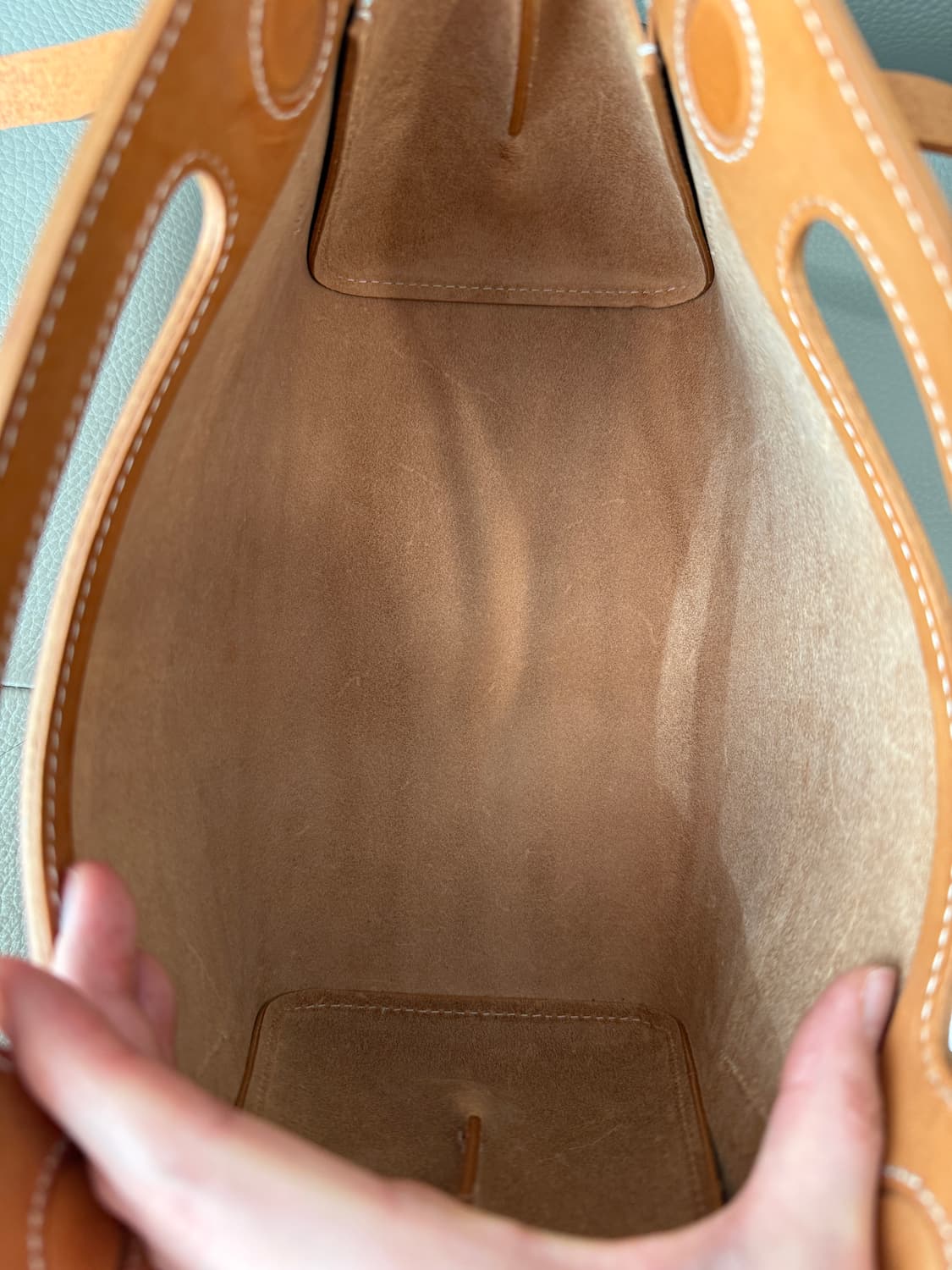 핸드메이드 / 천연가죽 가방 / 2회 착용 / 무드있는 브라운 상품이미지4